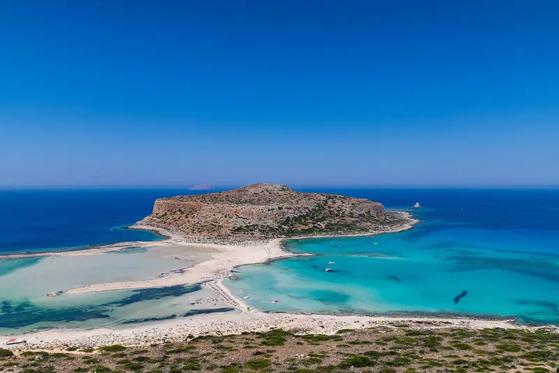 La laguna di Balos vista dall’alto