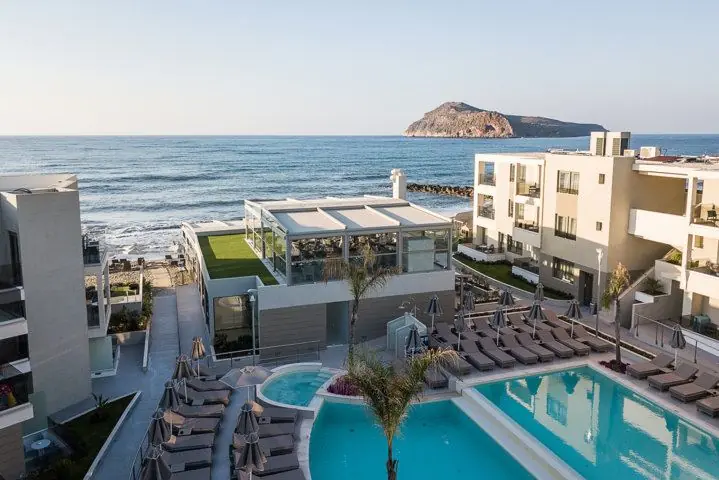 Porto Platanias Luxury Selection from above